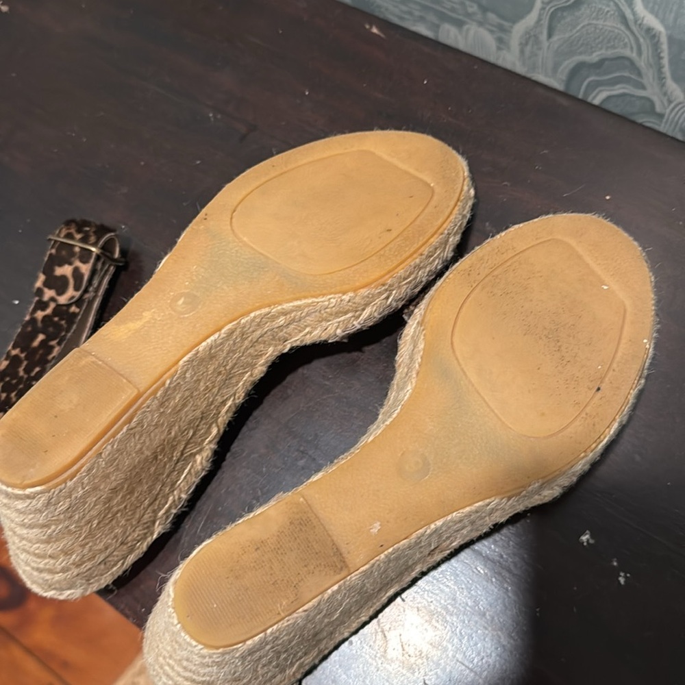J. Crew Collection leopard espadrilles 9 - Picture 4 of 6
